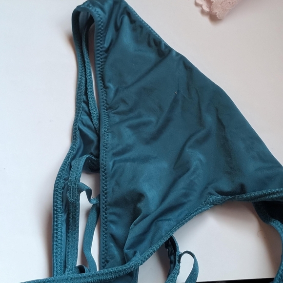 Victoria's Secret Teal Strappy Panties - Picture 3 of 3